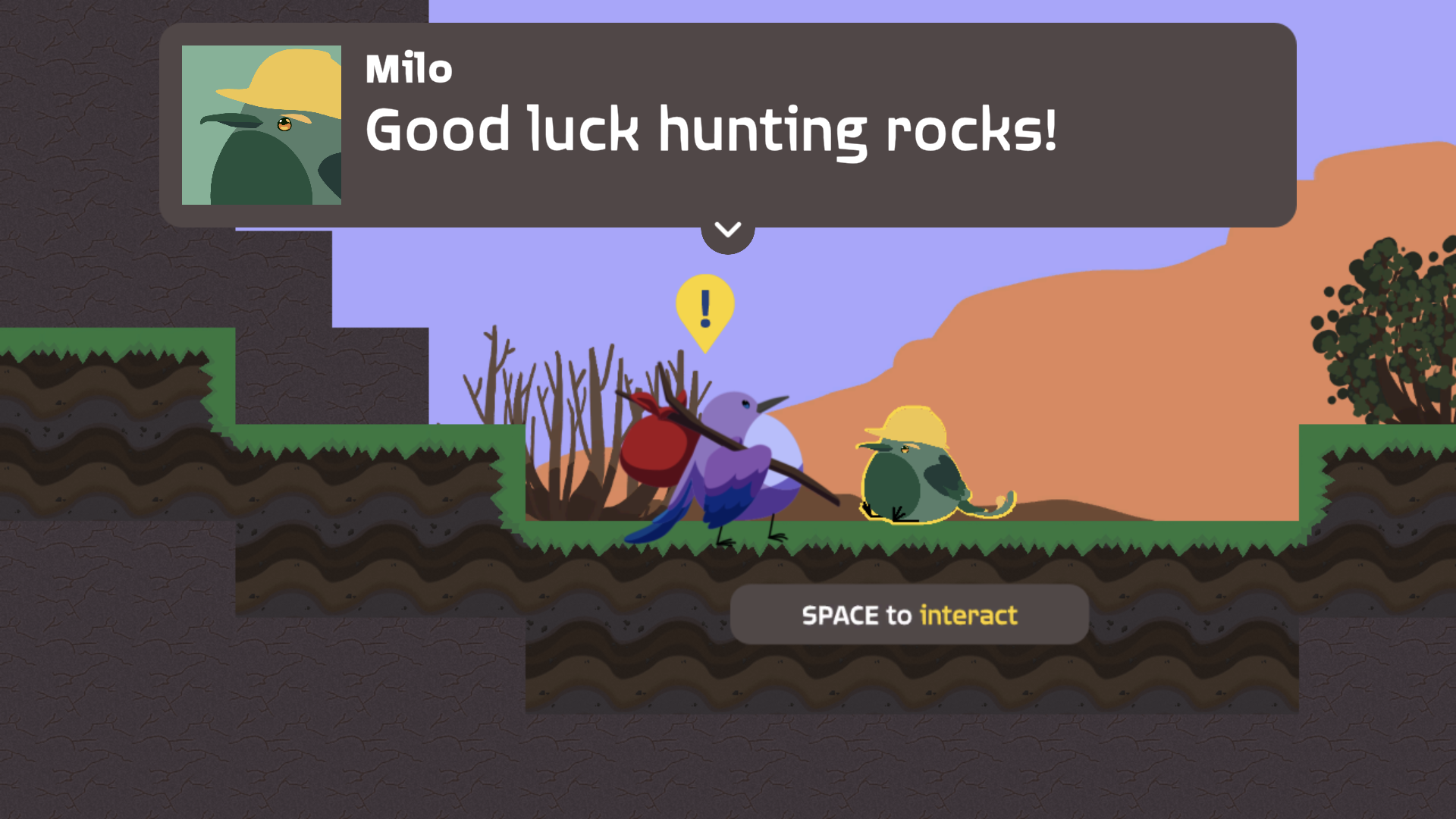 Dialogue box in-game